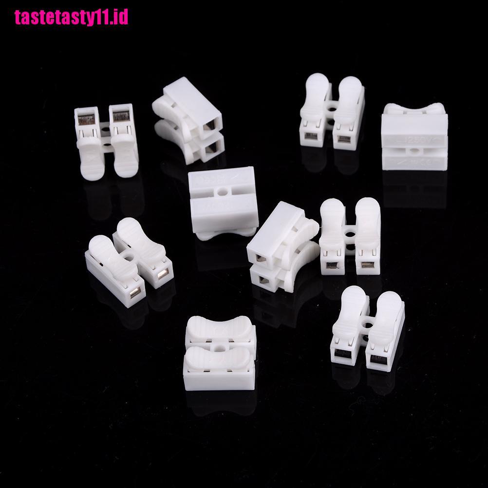 【TTID】10Pcs Electrical Cable Connectors Quick Splice Lock Wire Terminals Self L