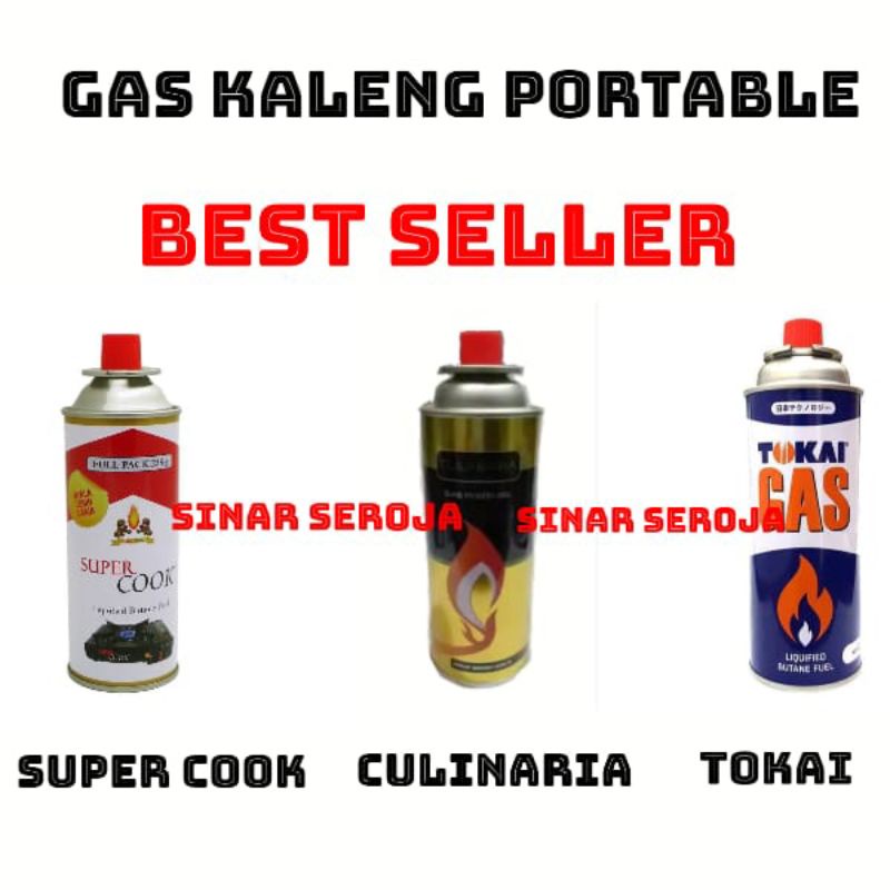 Gas Kaleng TOKAI / SUPER COOK / CULINARIA Tabung Portable