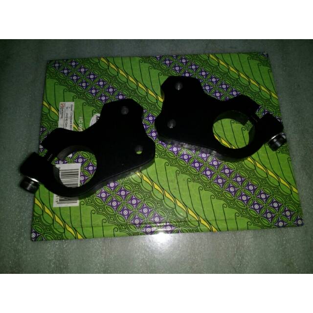 READY STOK BREKET DUDUKAN STANG FATBAR / CROSS BAR TEBAL 20MM UNTUK HONDA CBR150R FACELIFT PNP