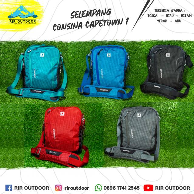 TAS SELEMPANG SLEMPANG PRIA DAN WANITA ORIGINAL CONSINA CAPETOWN 1