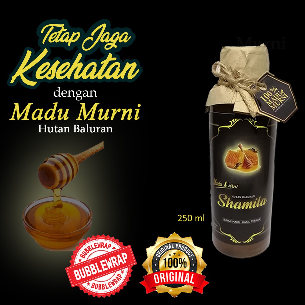 

Madu Hutan Murni 100% Madu Hutan Baluran 250 Ml || Madu Shamila