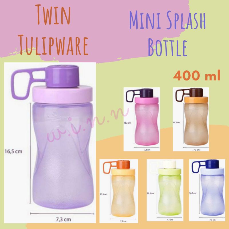 Twin Tulipware Mini Splash Bottle / Botol Minum