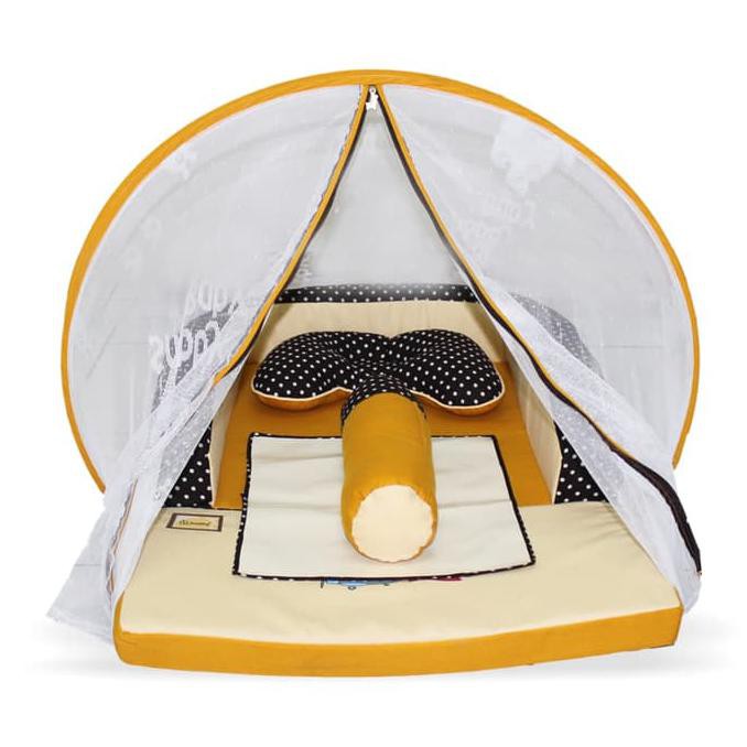 Kasur Bayi Lipat Print Kelambu Snobby Tpk1491 Lowienjan24