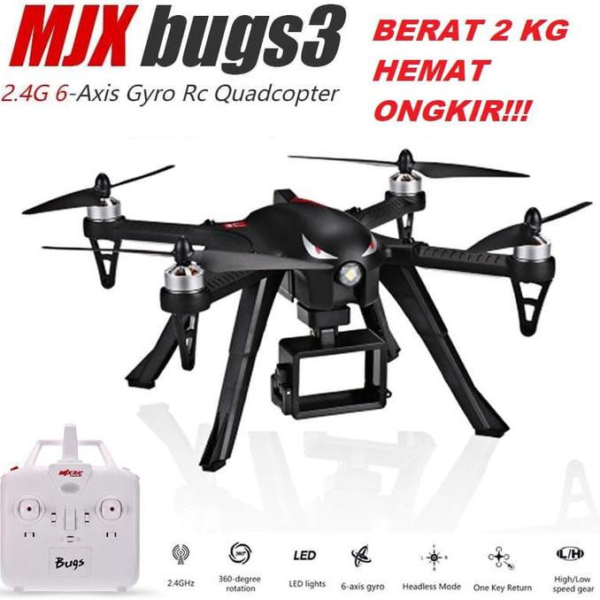 SALE MJX B3 Bugs 3 Brushless Motor Bonus Gimbal Action Camera Termurah