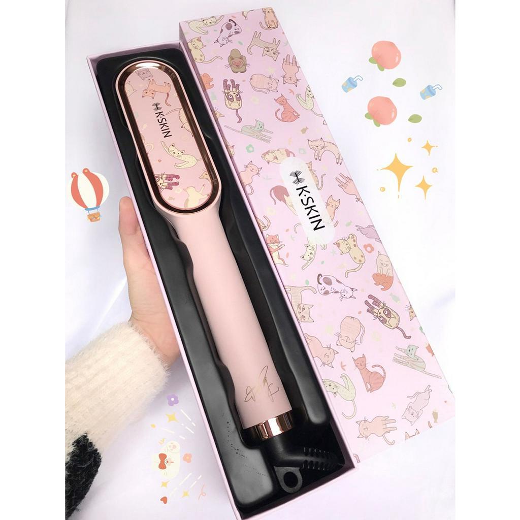 K-SKIN Hair Straightening Limited Edition - Catokan Sisir - Pelurus Rambut