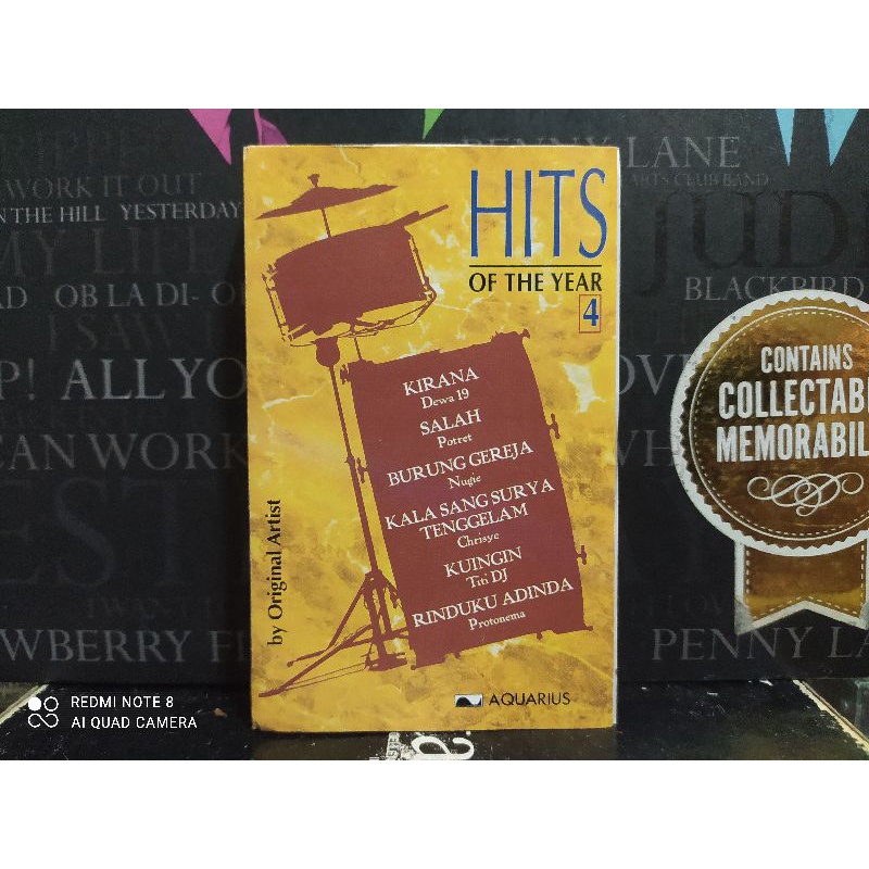 Kaset Pita : HITS OF THE YEAR 4.