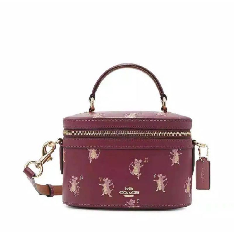 tas coach x selena gomez preloved marun