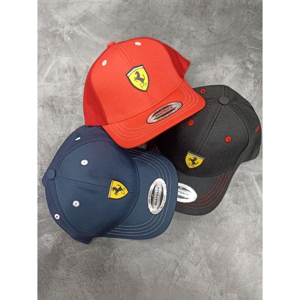 topi Ferrari Topi Baseball import Unisex