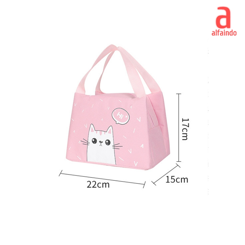 Tas Makan Lunch Box Kotak Makanan Anak Tahan Panas Praktis Motif TM020