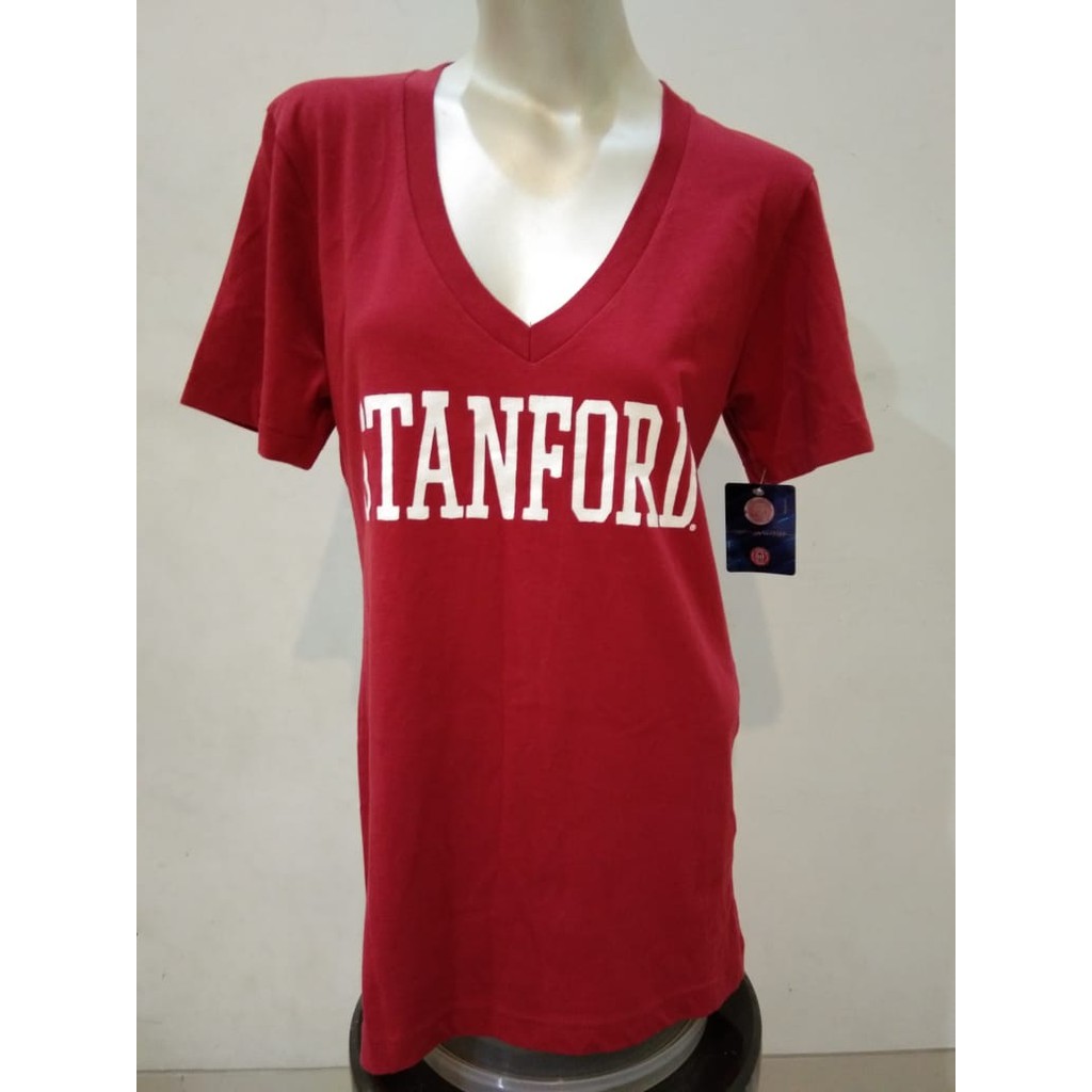 BAJU/BLOUSE KAOS WANITA STANFORD ORIGINAL NEW BAHAN COTTON WARNA MERAH