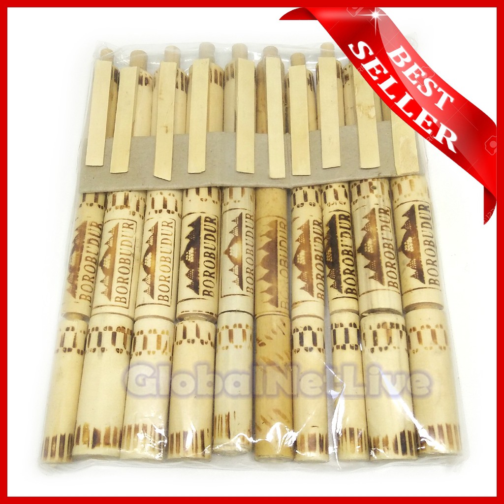 

Satu Kodi - 20 pcs Pulpen Bambu suvenir tradisonal khas