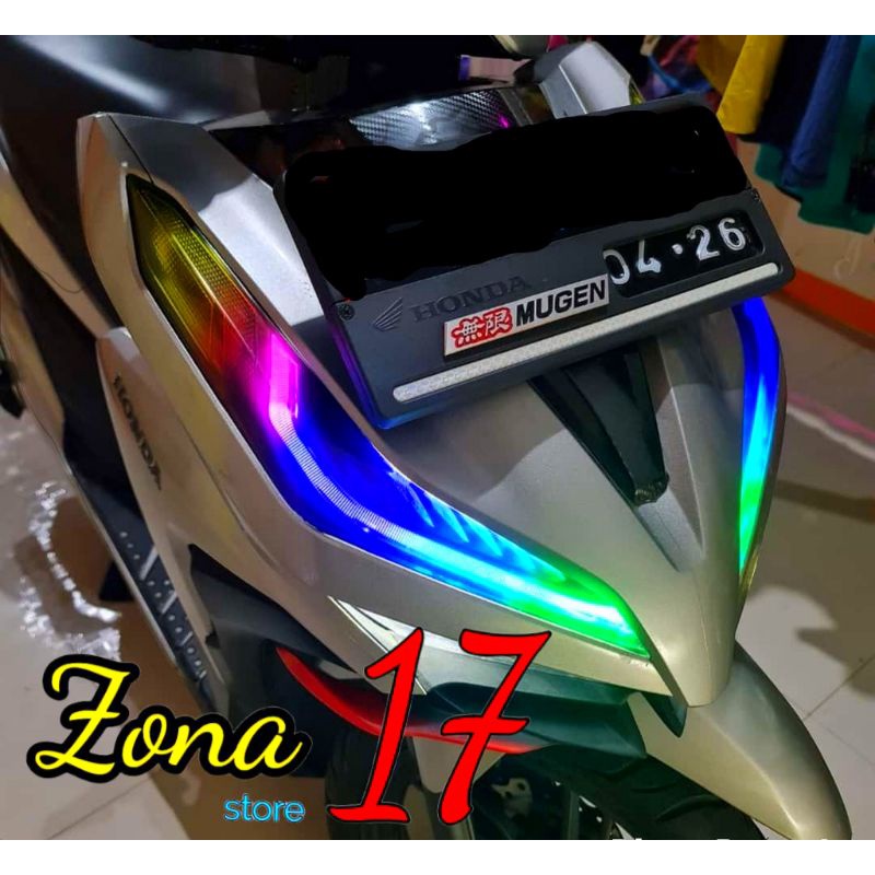 stiker alis vario new 125 150 sticker alis pelangi vario new 125 150