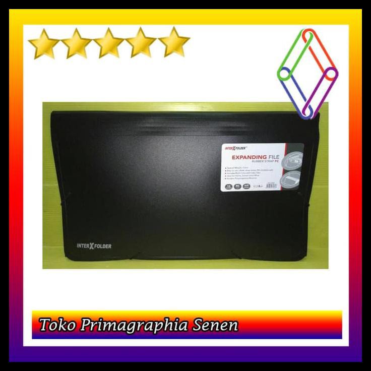 

Terbaru Termurah Terlaris Expanding File Tali F4 Inter-X - Hitam