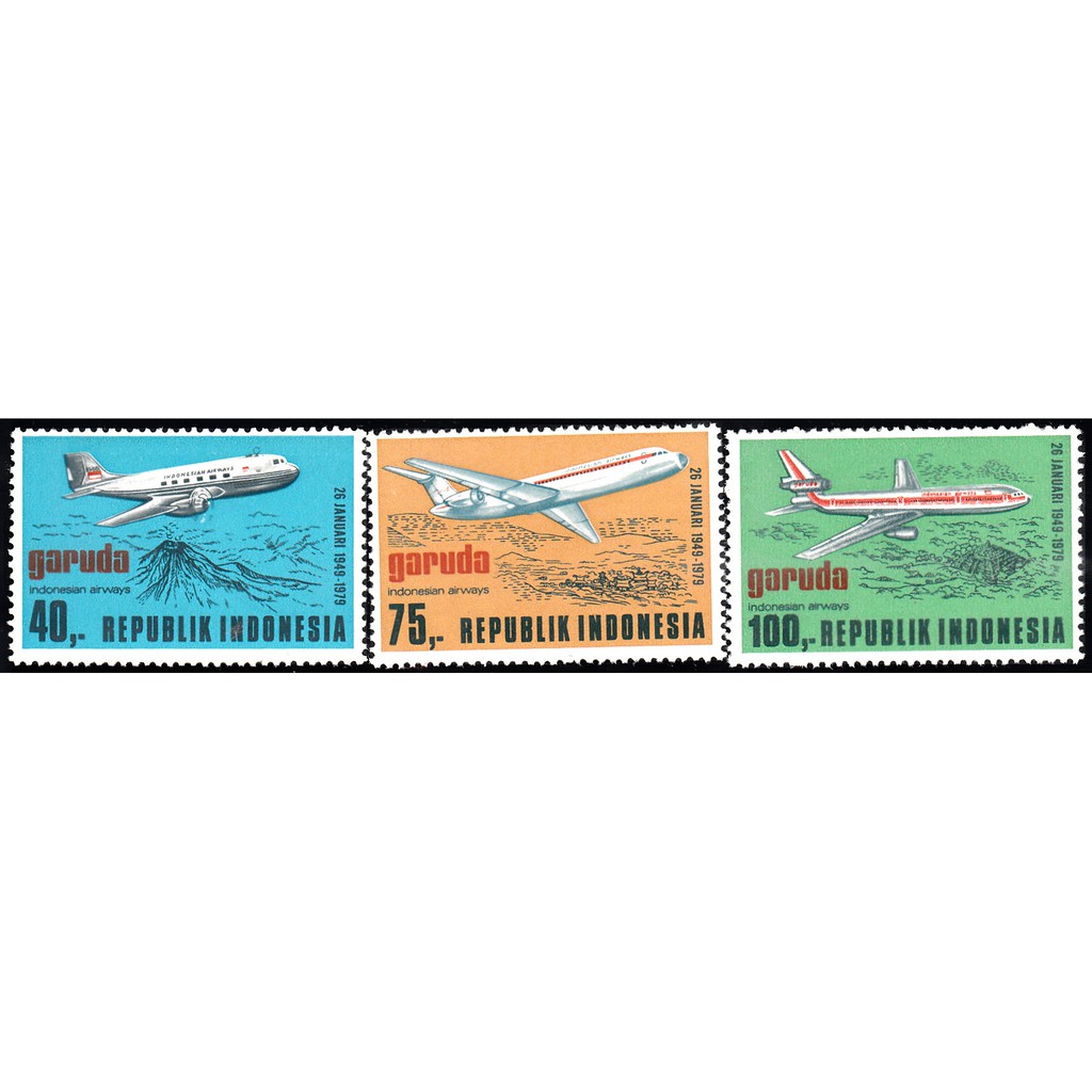 

Prangko Indonesia 30 Tahun Garuda Indonesia Airways 1979