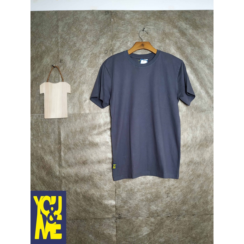 Kaos Polos/ Kaos Katun/ Kaos Katun Polos/ Kaos unisex/Kaos Polos Abu Abu