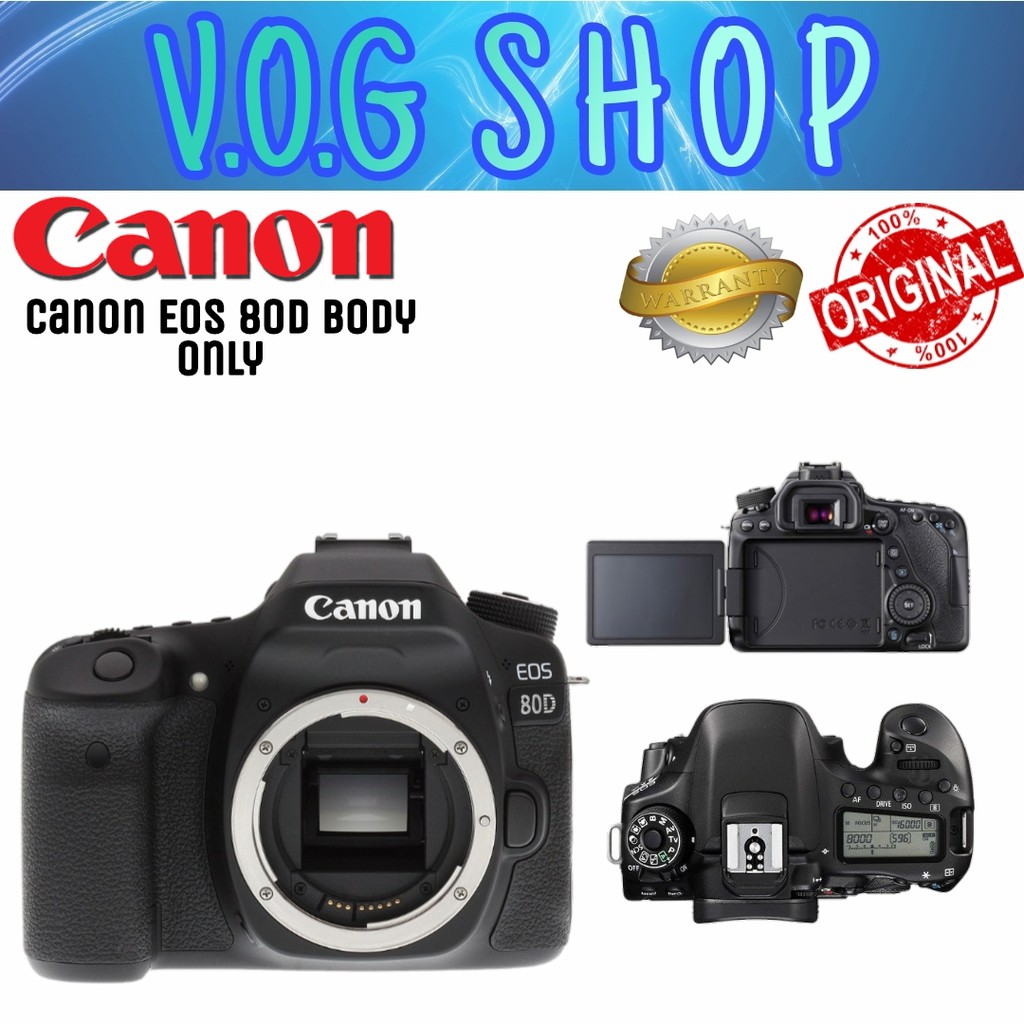 Canon EOS 80D Body Only - Canon 80D Body