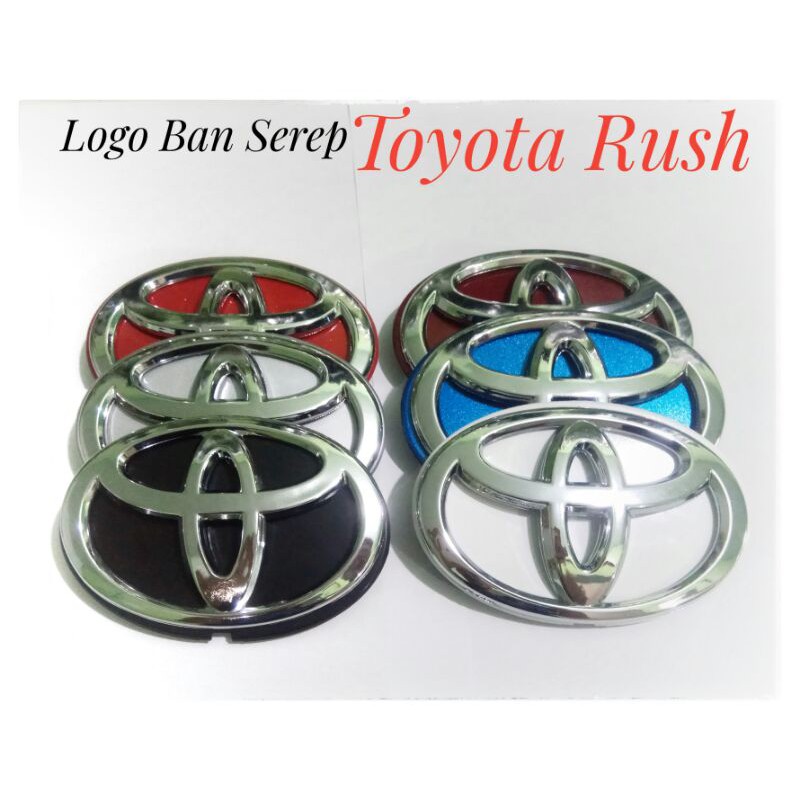 Emblem Logo Belakang Tutup Cover Ban Serep Toyota Rush