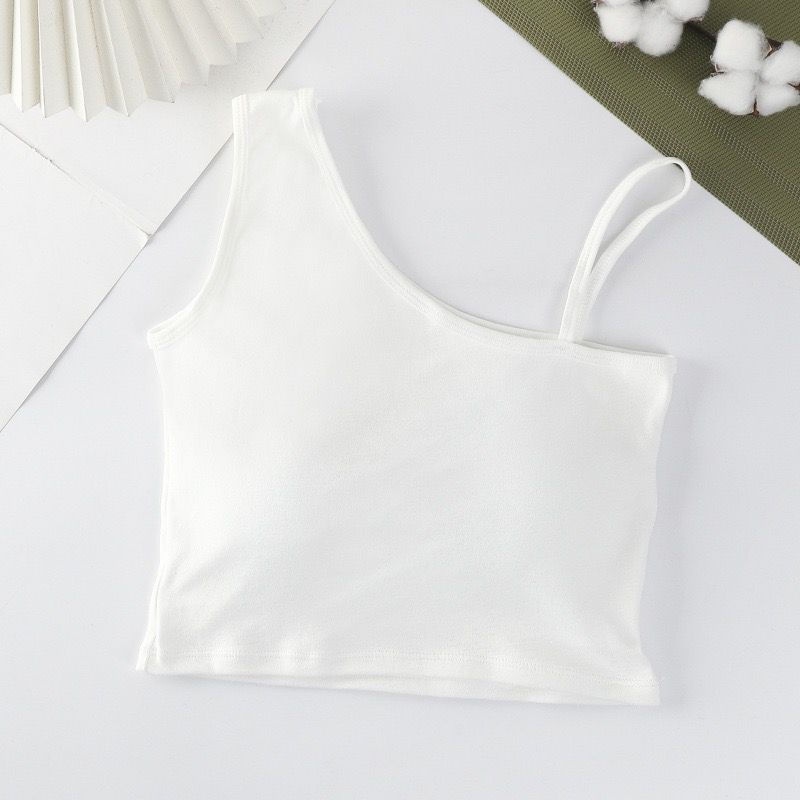 Victoria Tank Top Wanita Dengan Tali Strap Dan Bahan Adem Bergaya Tanktop bra 1096