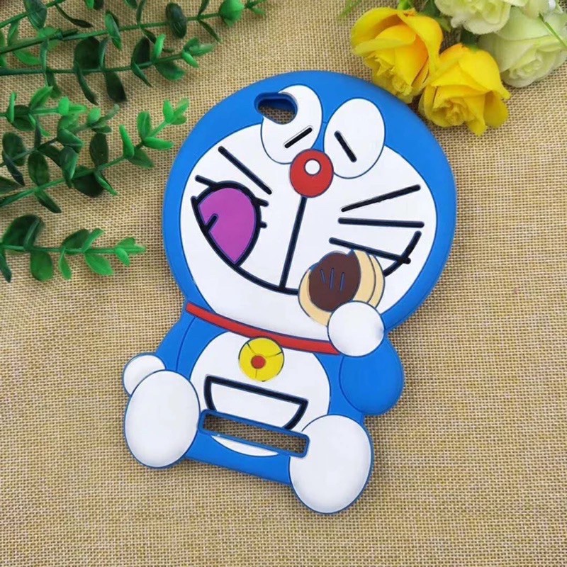 Oppo A91/ F11/ NEO 7/ RENO 3/ Case 4d Boneka Doraemon Dorayaki