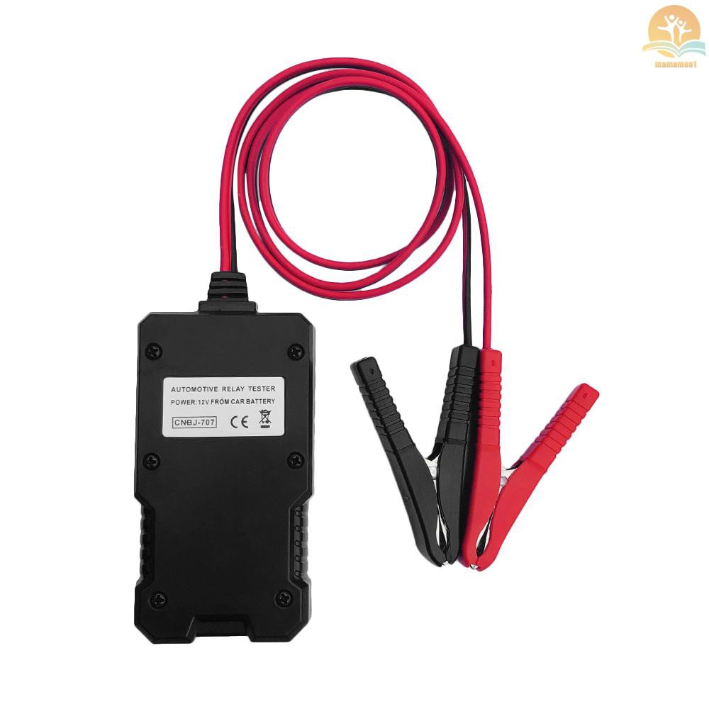 Tester Relay Elektronik 12V dengan Klip untuk Diagnosa Aki Mobil