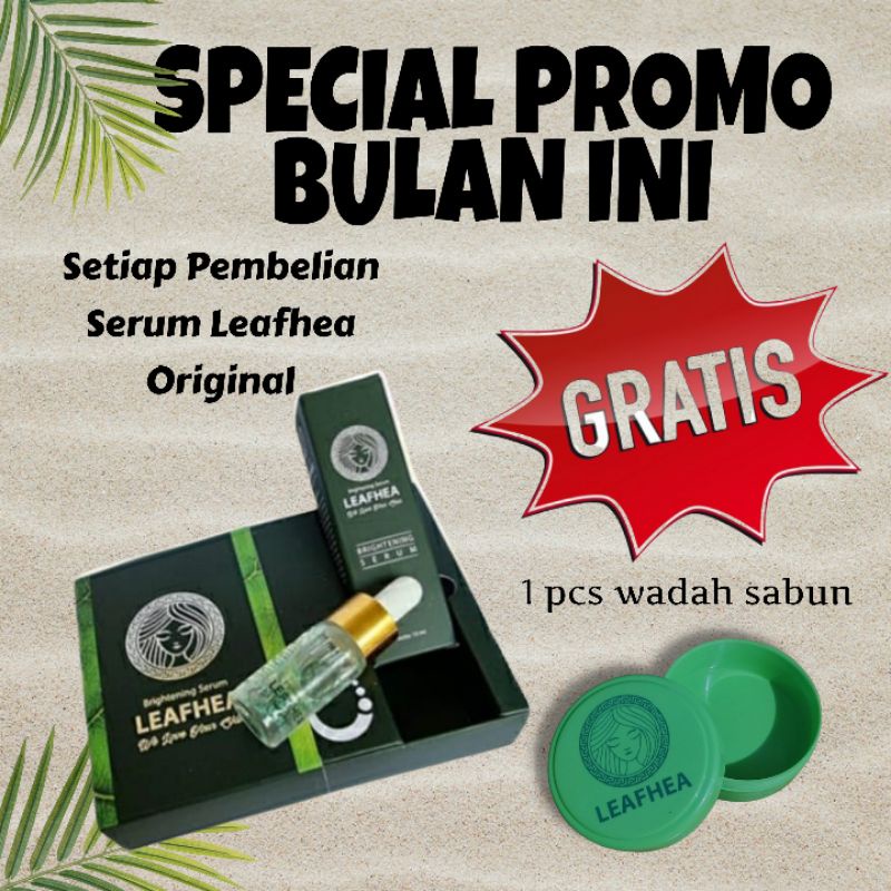 Serum Leafhea Brightening Original 100% Asli Ori Serum Wajah Serum Muka Leafhea - Garansi Asli Membe