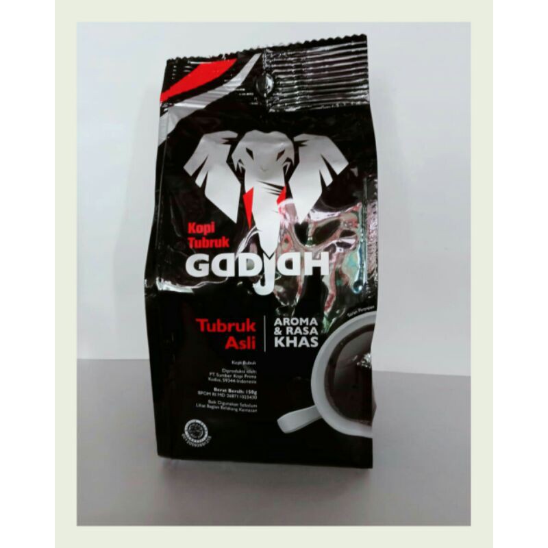 

kopi d'tubruk cap Gadjah 150gr