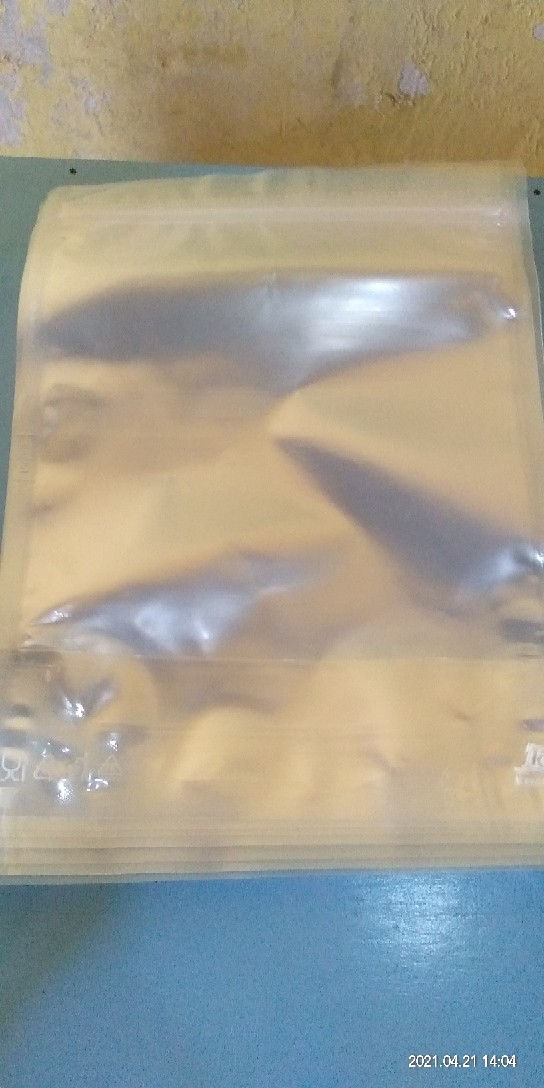 Plastik Kemasan 2 Kg Snack Standing Pouch Bening Klip Zipper  22cm X 29cm