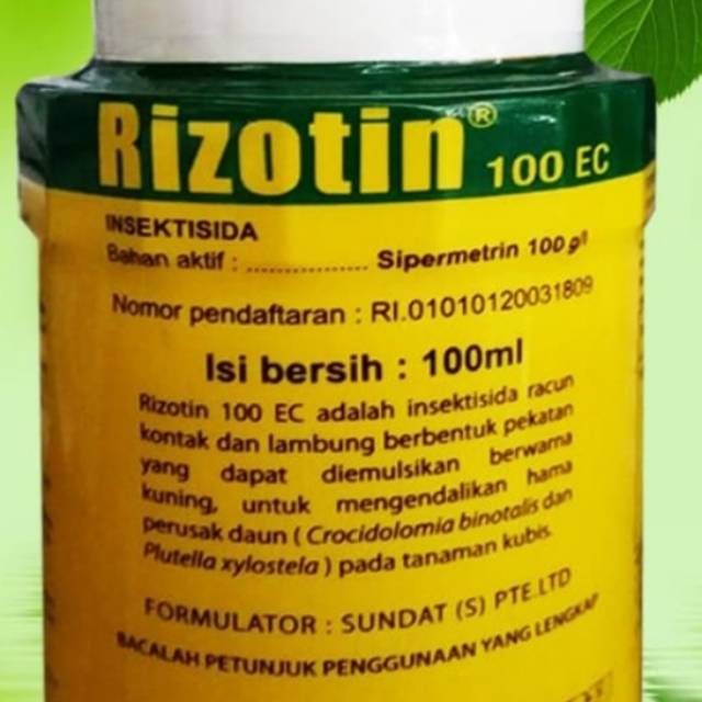 Insektisida Rizotin pembasmi hama 100ML