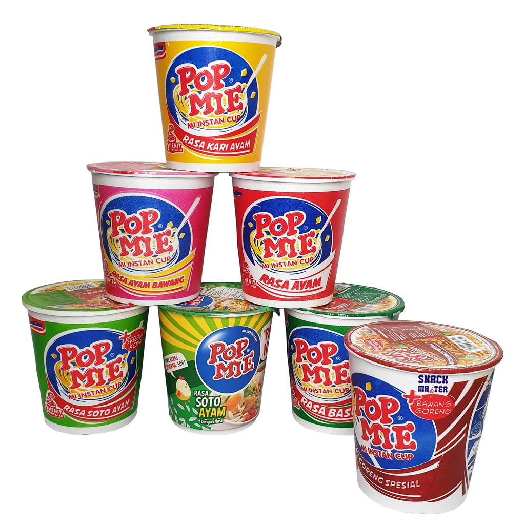 

CUP Pop Mie Kuah Dan Goreng Instan - 75gr