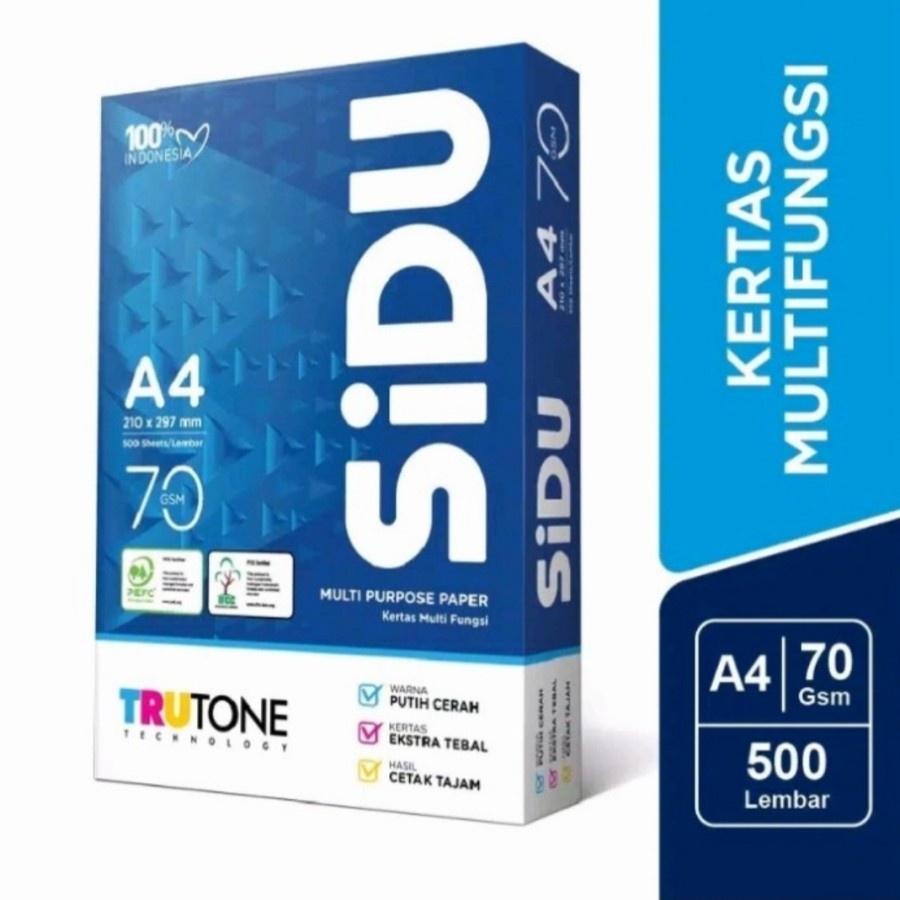 

Kertas Hvs A4 70gr SiDU SINAR DUNIA