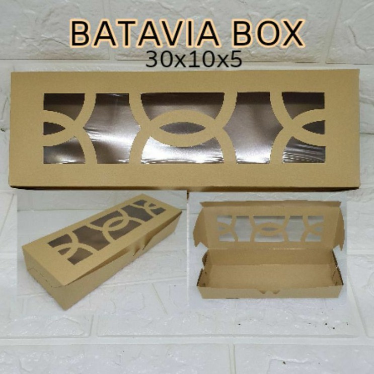 

Box Brownies dus kue uk 30x10x5 polos