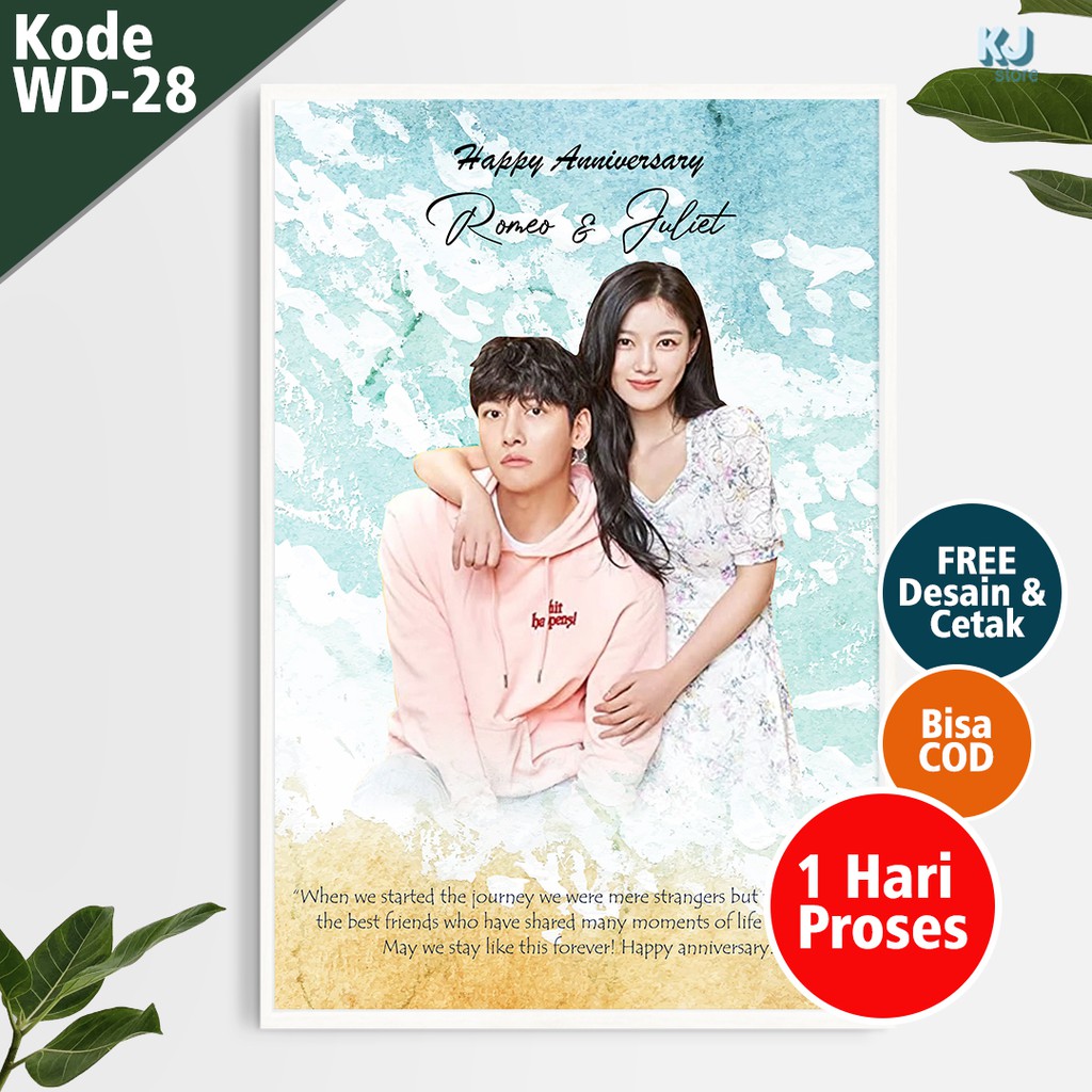 Hadiah weding day tunangan teman cewek istri suami pasangan kado ultah ulang tahun pernikahan murah