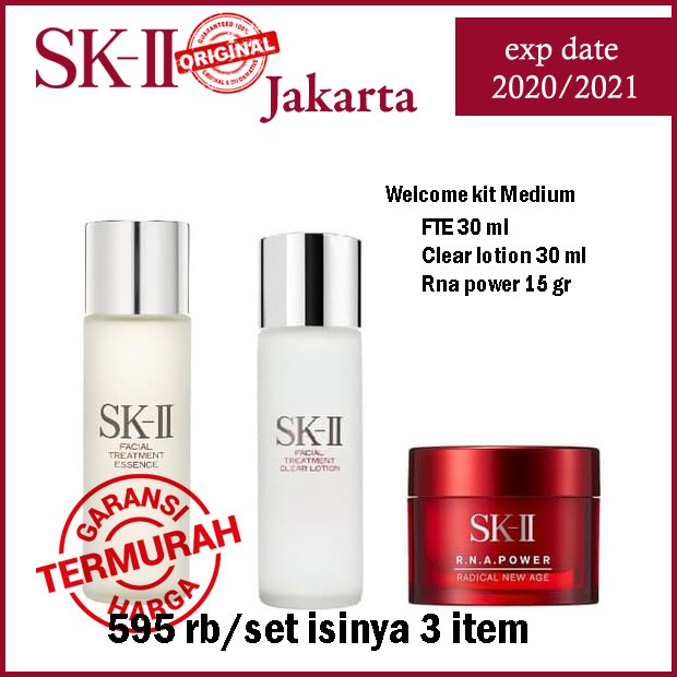 SK-II SKII SK II SK2 Paket Welcome KIT medium/paket anti aging/RNA power