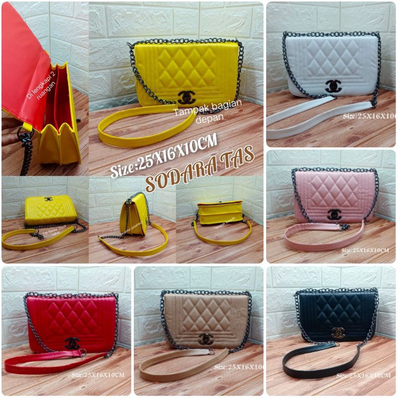 TAS SLEMPANG BOY AISYAH SIZE 25X10X16CM