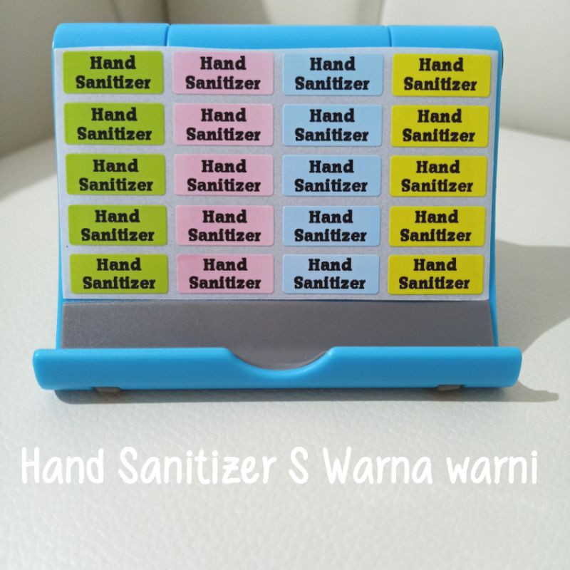 

Stiker Label Waterproof Hand Sanitizer Size S isi 20 pcs