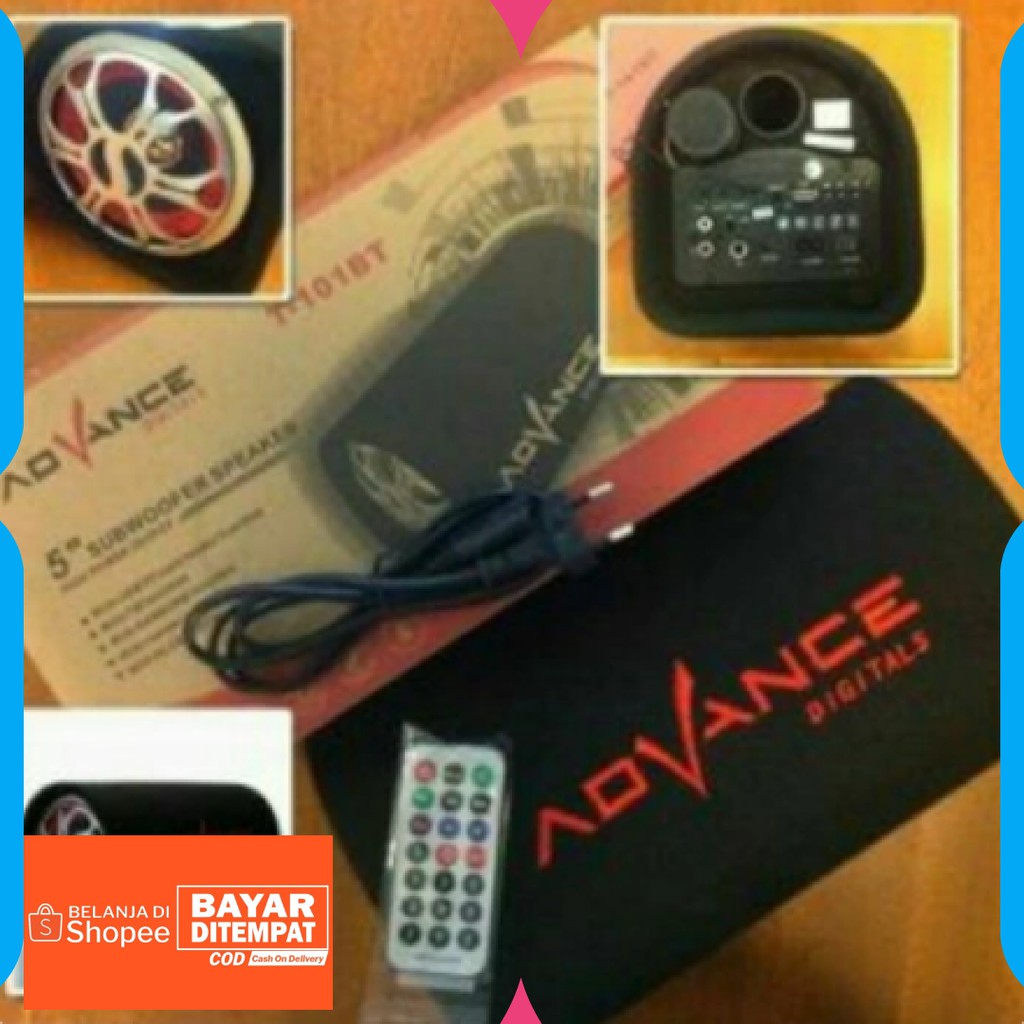 Promo Speaker Advance T101BT Bluetooth Speker Tabung 5" BT SPEAKER