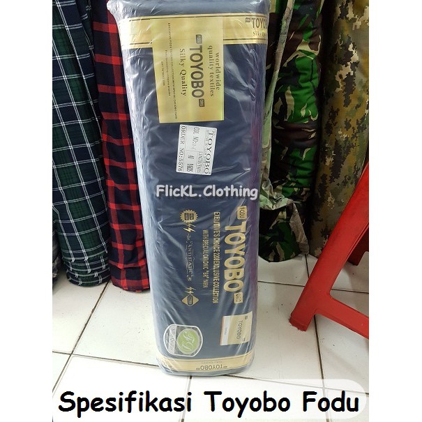 Bahan Kain Toyobo Fodu Katun Cotton Fodu Jilbab Gamis Muslim Kulot Rollan