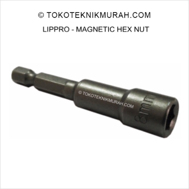 Lippro 7208-48 Magnetic Hex Nut 8x48