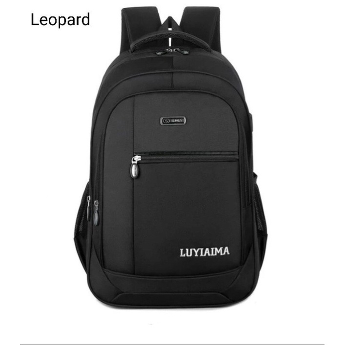 Backpack pria tas ransel pria ransel laptop tas ransel kerja polos simple backpack kokoh besar LUYIAIMA BAGS