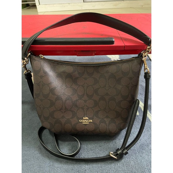 preloved coach skylar hobo signature mini