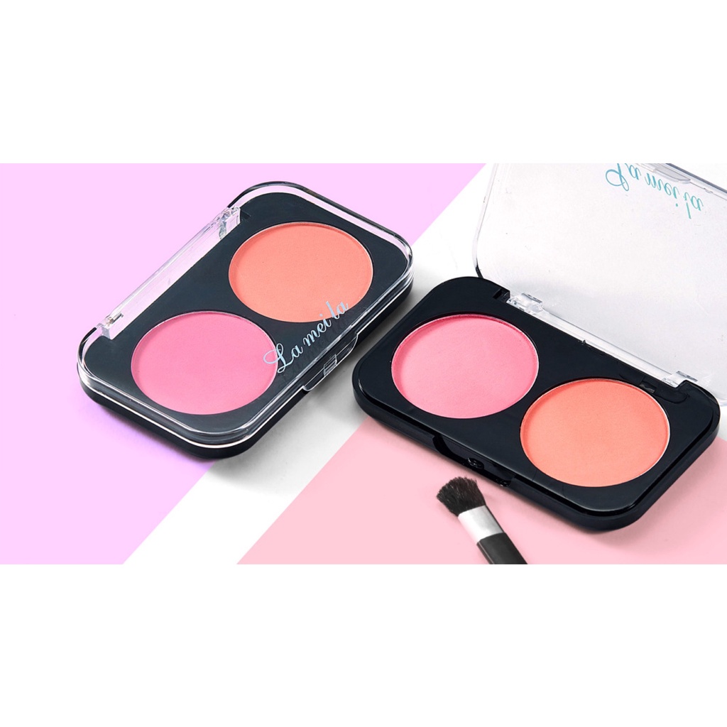 LAMEILA Palet Blush On 6 Warna Mineral Pigment Blusher Powder LS 5006