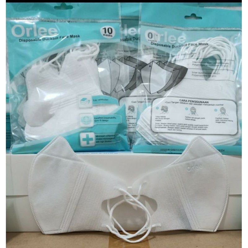 Masker medis Duckcapil Orlee per pcs