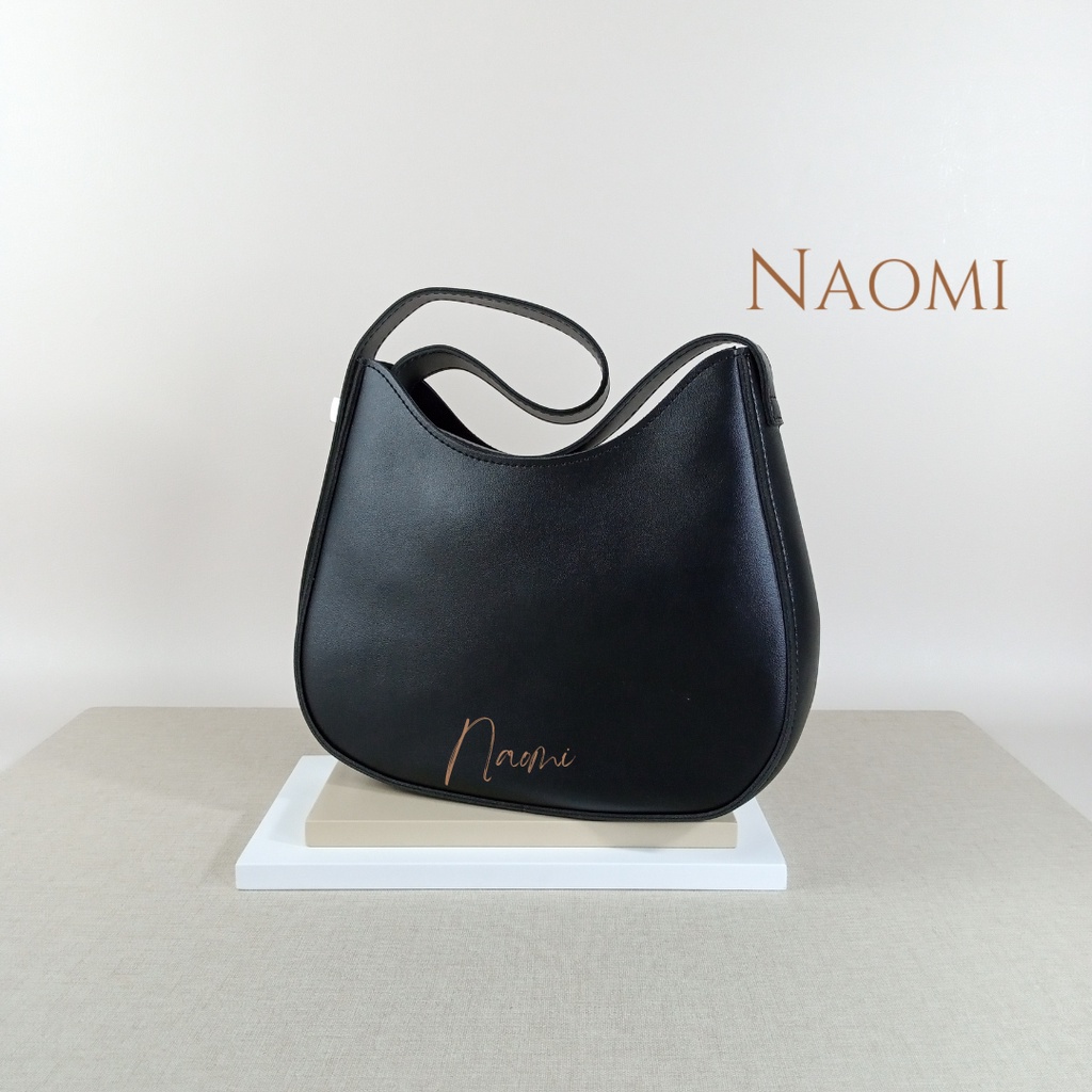 NAOMI - Rachel Shoulder Bag Wanita Import Kulit Sintetis - tas Premium - Sling bag - long strap Handbag - Daily Harian Kekinian Terbaru Simple Elegant Lembut Wanita Dewasa