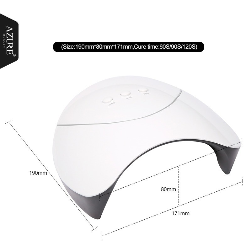 Pengering Kutek Kuku Smart Portable UV LED Nail Dryer 36W - Z3 - White