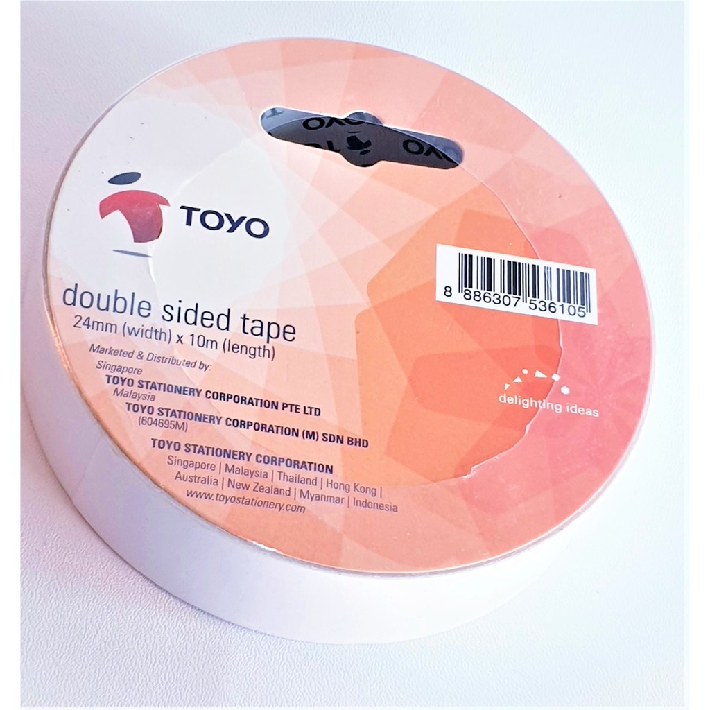 

SOLASI DOUBLE TAPE 24 MM X 10 METER TOYO KUALITAS BAGUS