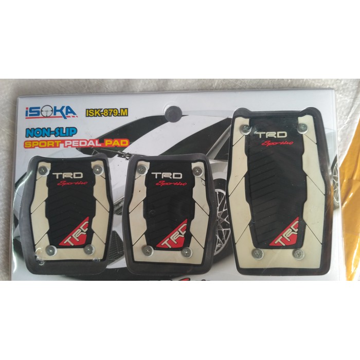 PEDAL GAS MOBIL ANTI SLIP TRD / PELAPIS PEDAL GAS MANUAL TRD SPORTIVO RECING