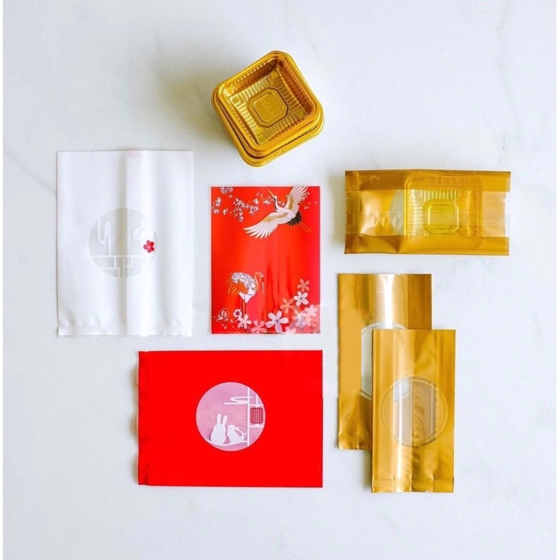 Plastik Mooncake Kue Bulan Plastic Wrapper Cookies Tray Kue Bulan Mid Autumn Festival