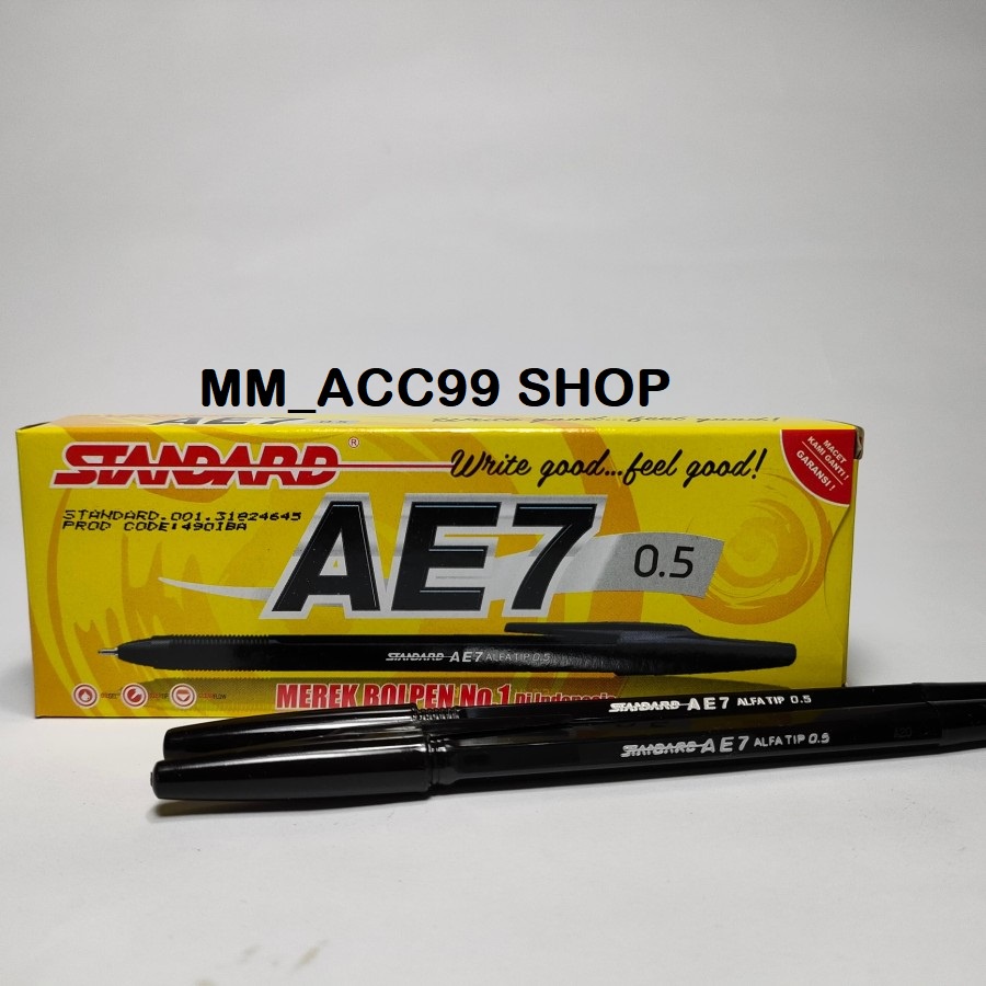 Pulpen Standard Ae7 / Pen Standart Ae7 12pcs