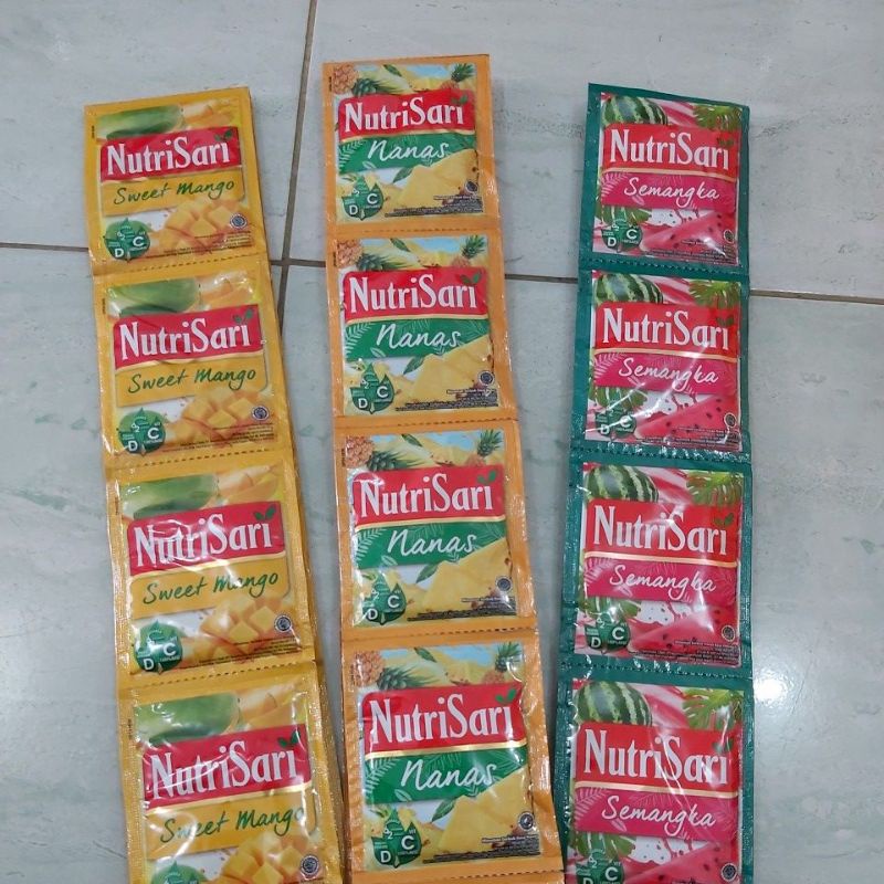 

Nutrisari serbuk SATUAN minum