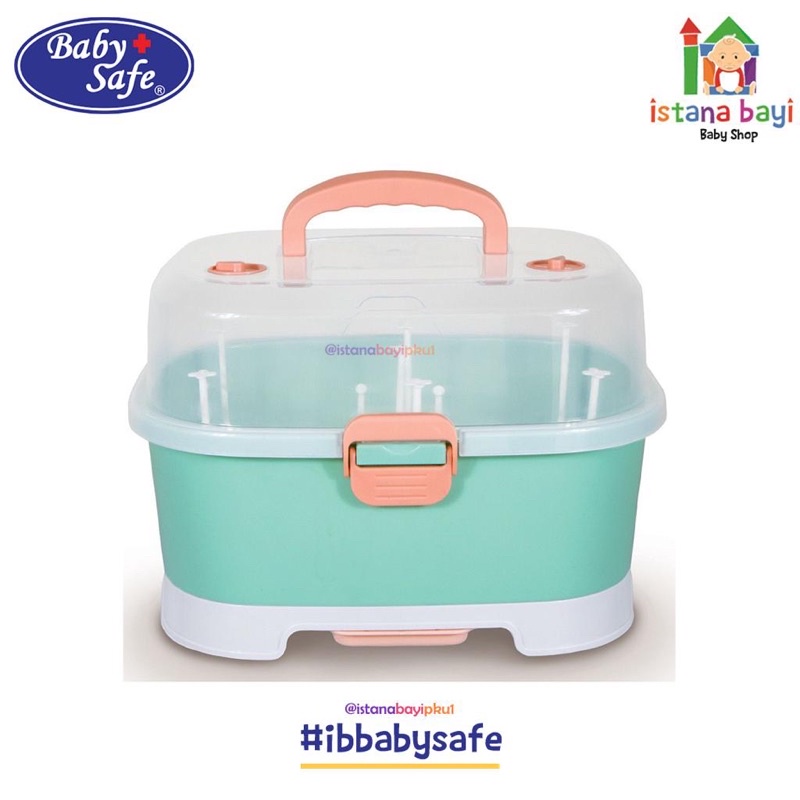 Baby Safe Rak Botol Susu - Baby safe DR006 Portable Drying Rack Rak Pengering Botol Susu Bayi